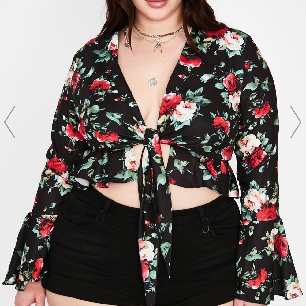Floral Crop Top (2x)